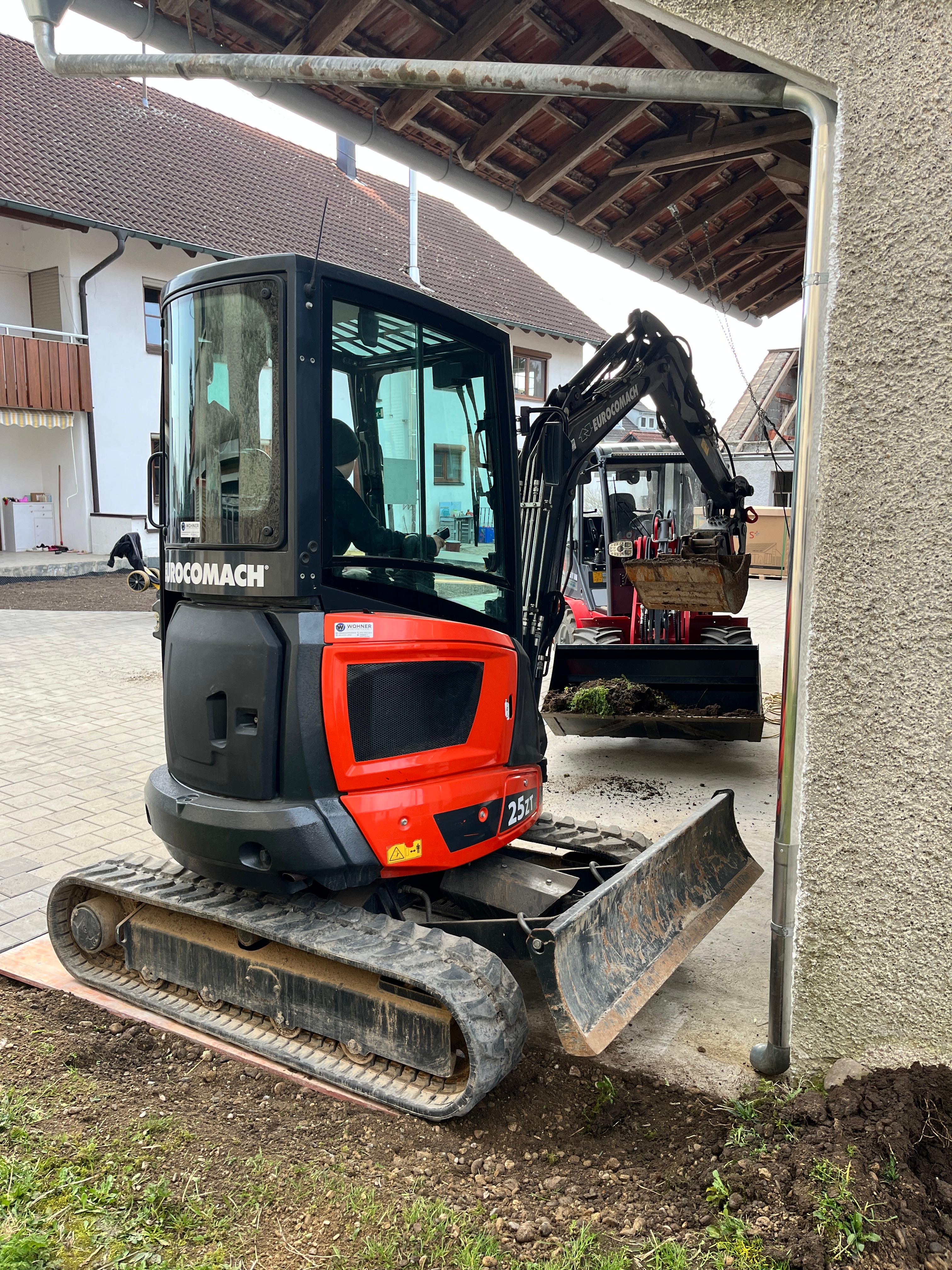 Kubota Bagger Tiefbau, Memmingen